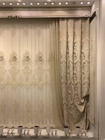 دکور پرده مخمل گل داماس مدل پیلیسه: لمسی شیک و بارز در دکوراسیون داخلی - تصویر 2