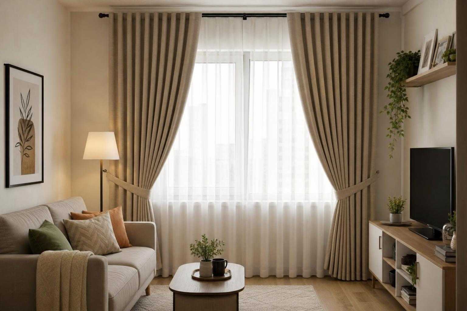 پرده برای خانه کوچک