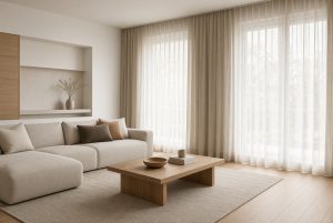پرده مینیمال پذیرایی